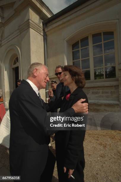 Swedish actor Max von Sydow and English born actress Charlotte Rampling.