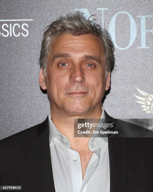 Actor Lior Ashkenazi attends the screening of Sony Pictures Classics' "Norman" hosted by The Cinema Society with NARS & AVION at the Whitby Hotel on...