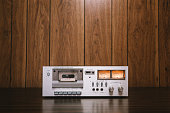 Cassette Player Stereo in Retro Style