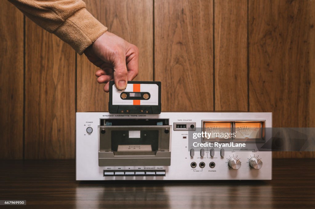 Cassette speler Stereo in Retro stijl
