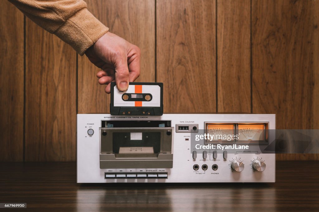Kassettspelare Stereo i retrostil