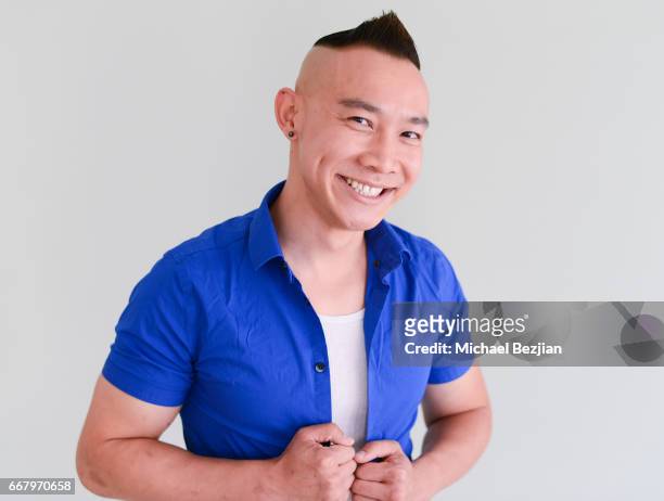 Anthony Li poses for portrait at The Artists Project on April 12, 2017 in Los Angeles, California.