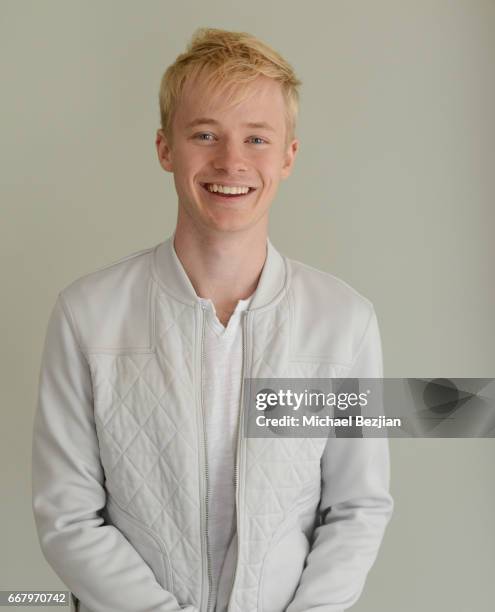 Colby Brock poses for portrait at The Artists Project on April 12, 2017 in Los Angeles, California.