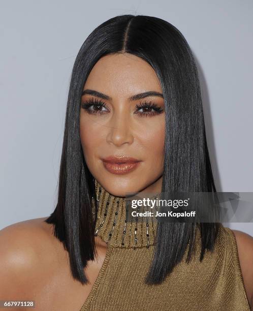 Kim Kardashian arrives at the Los Angeles Premiere "The Promise" at TCL Chinese Theatre on April 12, 2017 in Hollywood, California.