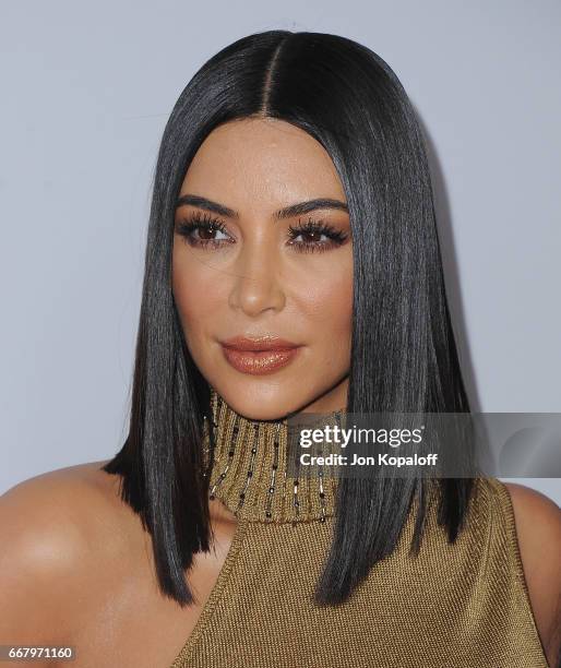 Kim Kardashian arrives at the Los Angeles Premiere "The Promise" at TCL Chinese Theatre on April 12, 2017 in Hollywood, California.