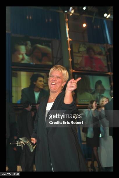 Mimie Mathy, best series actress for 'Josephine, profession ange gardien'.