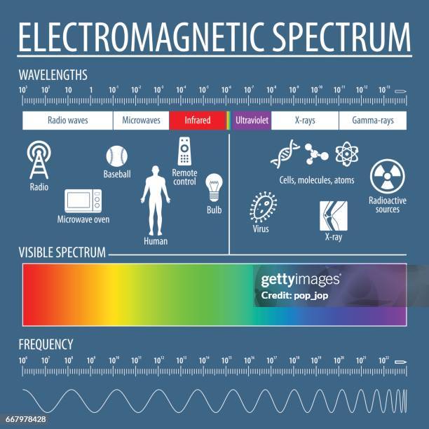 Electromagnetic Spectrum In Color 651 Electromagnetic Spectrum Stock Photos, High-Res Pictures, and ...