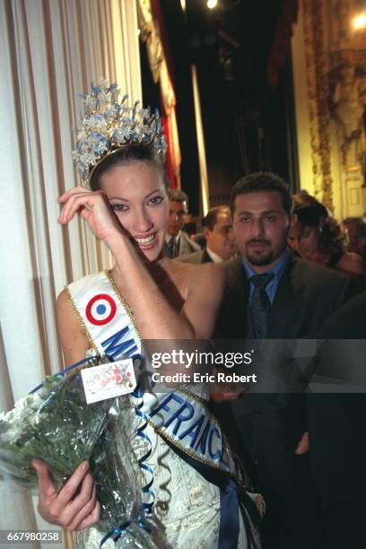 The winner Mareva Galantier, Miss Tahiti now Miss France 1999.