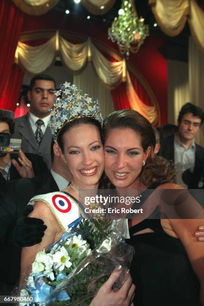 Mareva Galantier, Miss Tahiti now Miss France 1999 and Mareva Georges, Miss Tahiti .