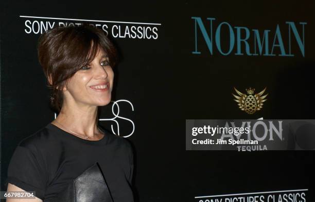 Actress Charlotte Gainsbourg attends the screening of Sony Pictures Classics' "Norman" hosted by The Cinema Society with NARS & AVION at the Whitby...