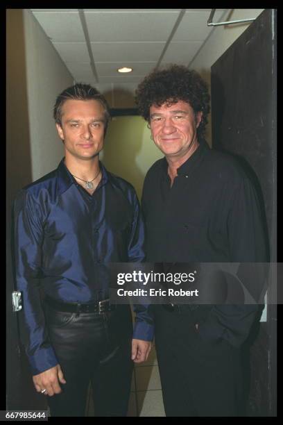 David Hallyday and Robert Charlebois.