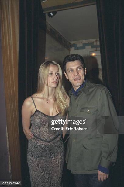 Marc Lavoine and Sarah Poniatowski.