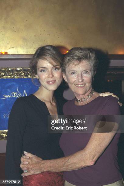 Nicole Courcel and her daughter Julie Andrieu.