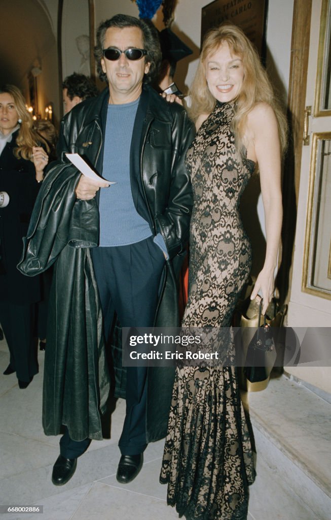 Bernard-Henri Levy and Arielle Dombasle at Opera Premiere