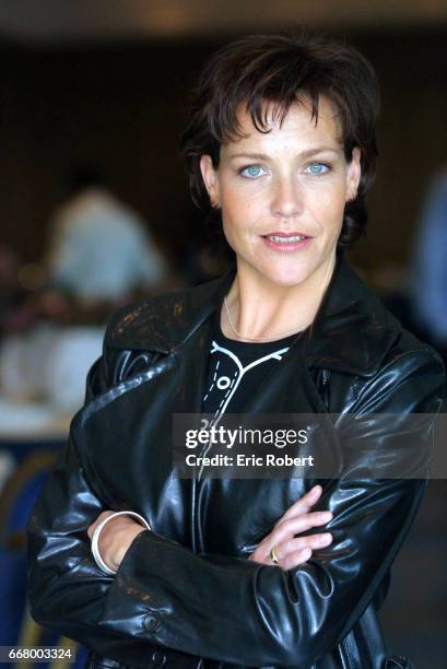 Janina Hell Hartwig, actress, starring in the TV series 'Le Clan du Bonheur'.