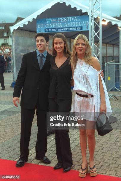 The actors of the film 'American Pie 2' by Jason B.Rogers: Jason Biggs, Shannon Elizabeth and Tara Reid.