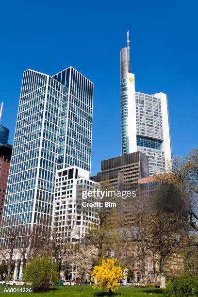 commerzbank, frankfurt am main, germany - commerzbank stock pictures, royalty-free photos & images