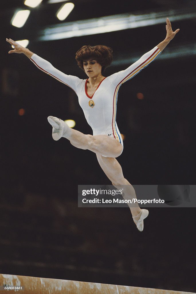 Nadia Comaneci At XXII Summer Olympics