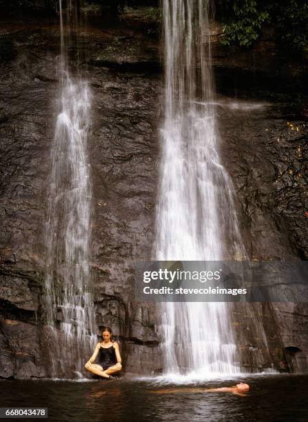 waterfall - angel falls stock pictures, royalty-free photos & images