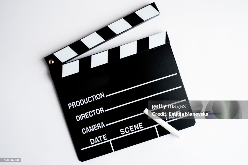 Filmmaker's clapboard