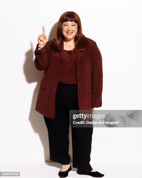 Deborah Feingold/Corbis via Getty Images) NEW YORK Singer Carnie Wilson poses for a portrait in 1995 in New York City, New York.