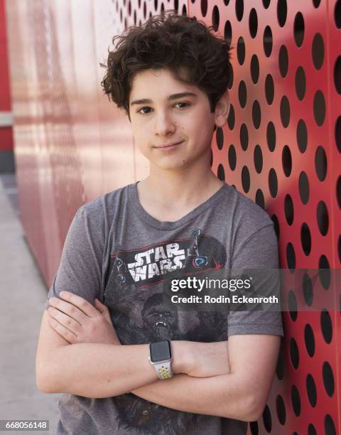 Actor Jax Malcolm poses for portrait at The Artists Project on April 12, 2017 in Los Angeles, California.