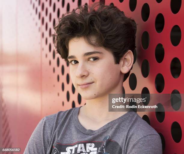 Actor Jax Malcolm poses for portrait at The Artists Project on April 12, 2017 in Los Angeles, California.