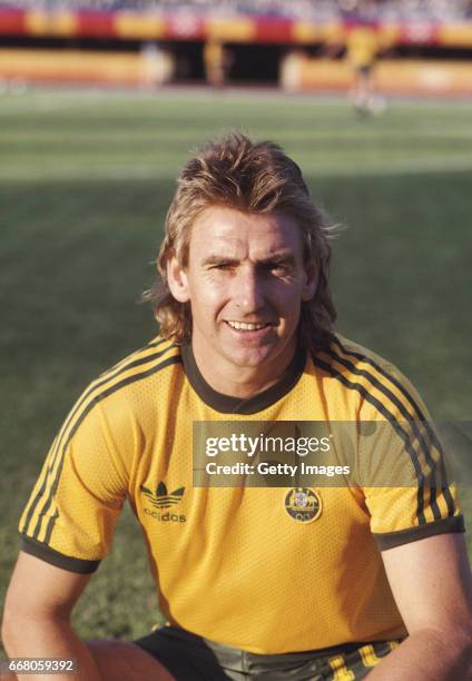 Socceroos and former Arsenal player John Kosmina pictured before a match at the 1988 Seoul Olympic Games in South Korea.