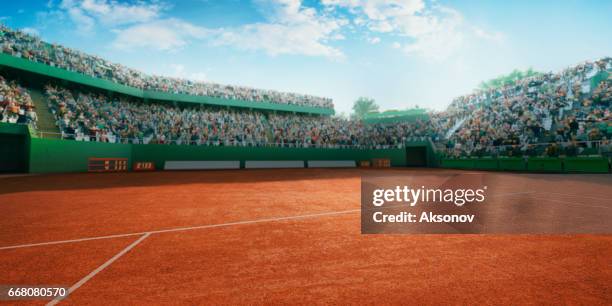 tennis: spielen gericht - tennisturnier stock-fotos und bilder