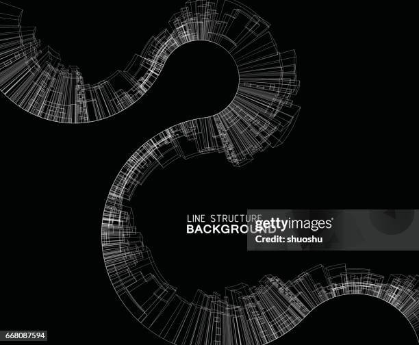 building line structure background - building pattern stock illustrations