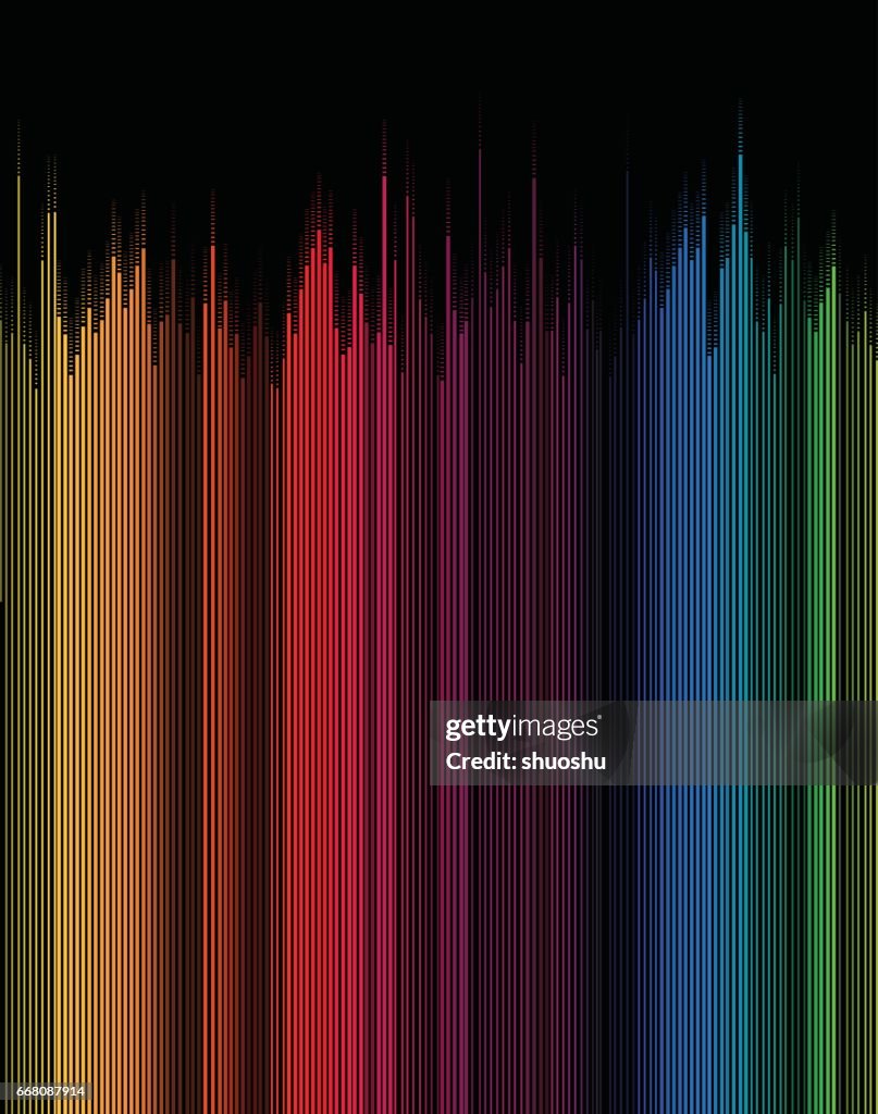 Colorful Gradient Stripe Pattern Background High-Res Vector Graphic ...
