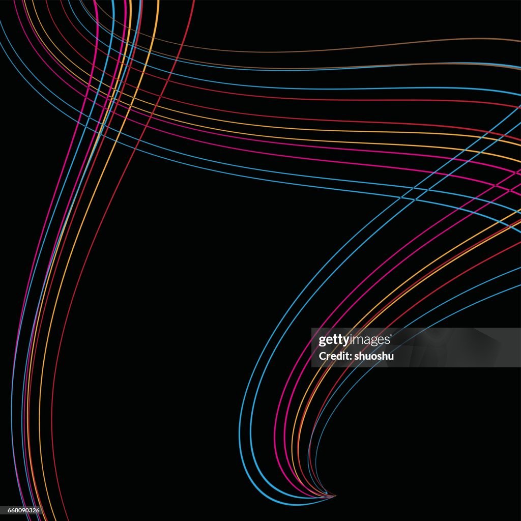 Line Pattern With Curve Curve Line Pattern Background High-Res Vector Graphic - Getty Images