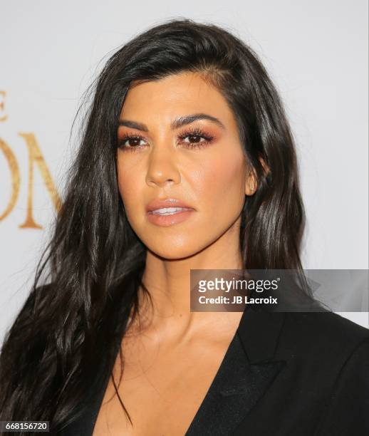 Kourtney Kardashian attends the premiere of Open Road Films' 'The Promise' on April 12, 2017 in Hollywood, California.