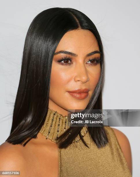 Kim Kardashian West attends the premiere of Open Road Films' 'The Promise' on April 12, 2017 in Hollywood, California.