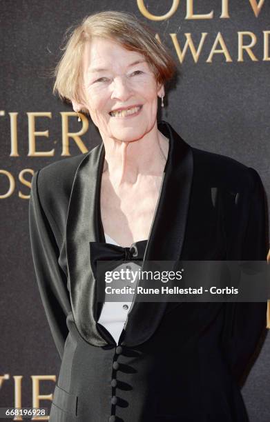 Glenda Jackson attends The Olivier Awards 2017 at Royal Albert Hall on April 9, 2017 in London, England.