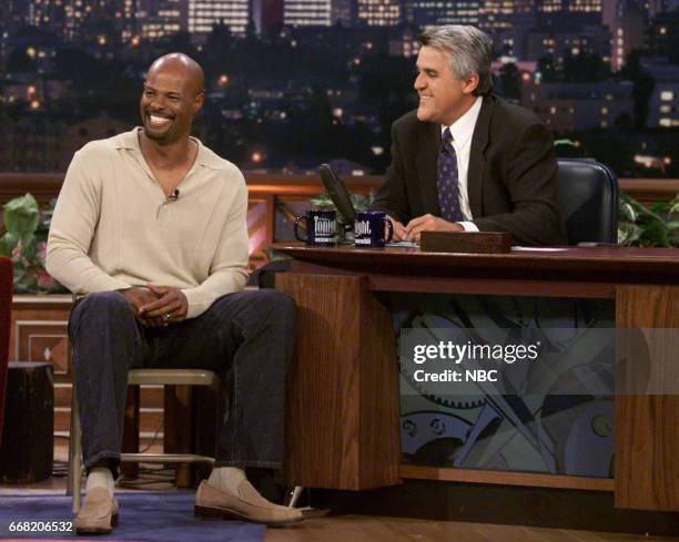 Pictured: Actor Keenen Ivory Wayans during an interview with Host Jay Leno on June 29th, 2001 --