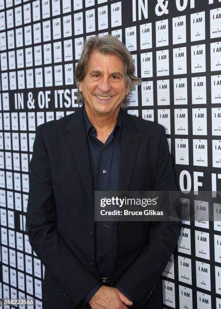 David Rockwell poses at the opening night arrivals of "In & Of Itself" at The Daryl Roth Theatre on April 12, 2017 in New York City.