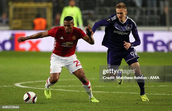 RSC Anderlecht v Manchester United - UEFA Europa League Quarter Final: First Leg RSC Anderlecht v Manchester United - UEFA Europa League Quarter Final: First Leg