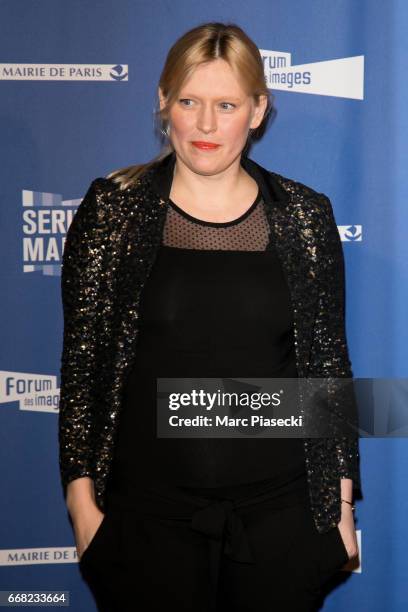 Actress Anna Sherbinina attends the 'Series Mania Festival' opening night at Le Grand Rex on April 13, 2017 in Paris, France.