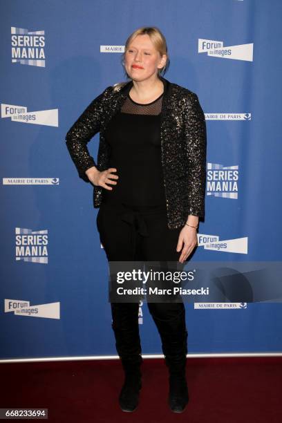 Actress Anna Sherbinina attends the 'Series Mania Festival' opening night at Le Grand Rex on April 13, 2017 in Paris, France.