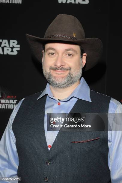 Dave Filoni attends the 40 Years of Star Wars panel during the 2017 Star Wars Celebrationat Orange County Convention Center on April 13, 2017 in...