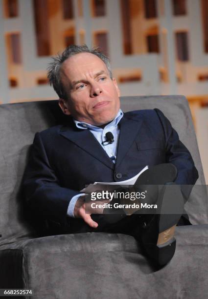 Warwick Davis attends the 40 Years of Star Wars panel during the 2017 Star Wars Celebration at Orange County Convention Center on April 13, 2017 in...