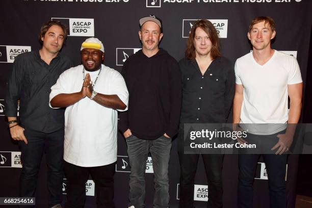 Composer Jeff Cardoni, singer-songwriter James Fauntleroy, writer/producer Sam Hollander, songwriter/singer/producer Dave Pirner, songwriter Ashley...