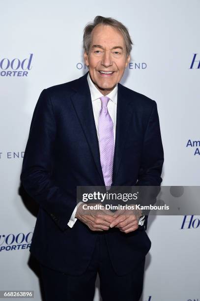 Journalist Charlie Rose attends The Hollywood Reporter 35 Most Powerful People In Media 2017 at The Pool on April 13, 2017 in New York City.