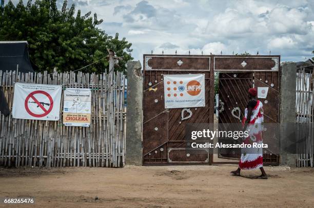 South-Sudan, Mingkaman in Lake State. UNFPA facility with pregnant mother on labour. The facility is deliviring an avarage of 15 babies per week. The...