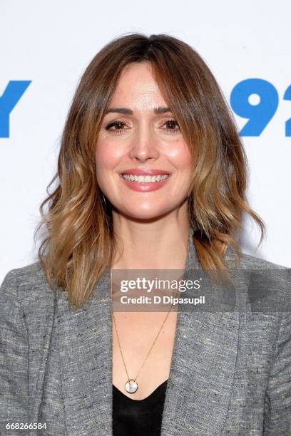 Rose Byrne visits the 92nd Street Y to discuss "The Immortal Life of Henrietta Lacks" on April 13, 2017 in New York City.