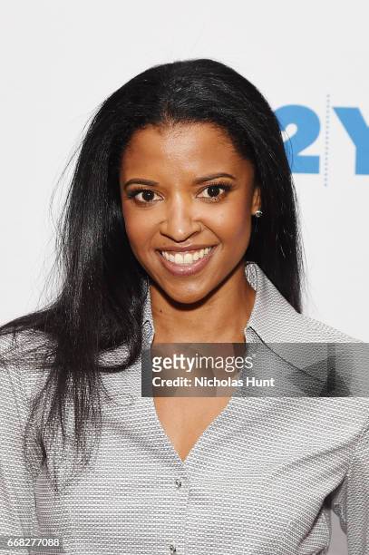 Actress Renee Elise Goldsberry attends the 92nd Street Y Presents "The Immortal Life of Henrietta Lacks" at 92nd Street Y on April 13, 2017 in New...