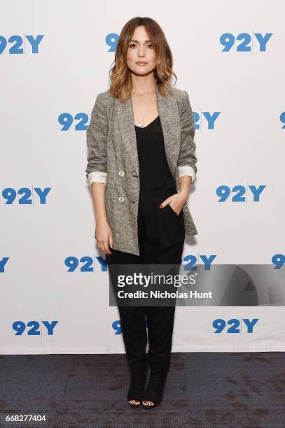 Actress Rose Byrne attends the 92nd Street Y Presents "The Immortal Life of Henrietta Lacks" at 92nd Street Y on April 13, 2017 in New York City.