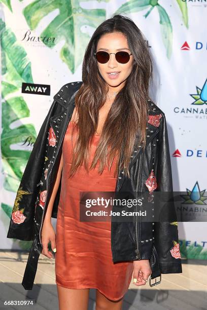 Shay Mitchell attends the KALEIDOSCOPE: LAWN TALKS presented by Delta Air Lines & Cannabinoid Water on April 13, 2017 in La Quinta, California.