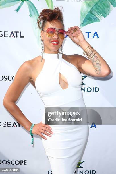 Maya Azucena attends the KALEIDOSCOPE: LAWN TALKS presented by Delta Air Lines & Cannabinoid Water on April 13, 2017 in La Quinta, California.